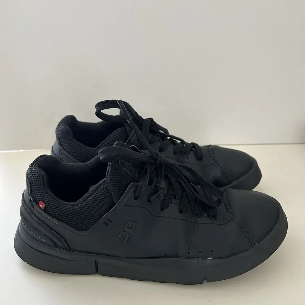 On Cloud The Roger Advantage Black Womens Walking Shoes Size 9 Streetwear